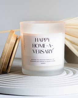 Personalised New Home Soy Candle