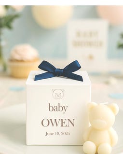 Personalised Teddy Bear Soy Wax Candle