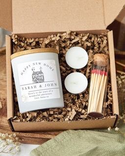 Personalised Housewarming Candle