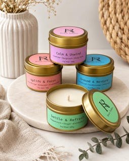 4-Pack Soy Wax Aromatherapy Candles