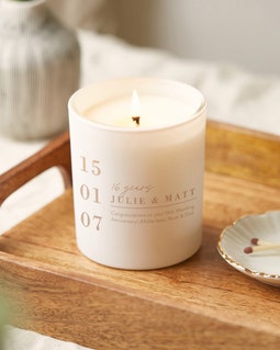 Personalised 16th Anniversary Candle