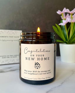 Handcrafted Soy Wax Candle with Humour