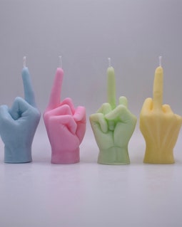 Middle Finger Candle