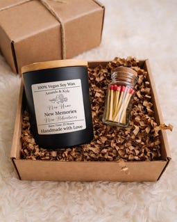 Personalised New Home Soy Candle