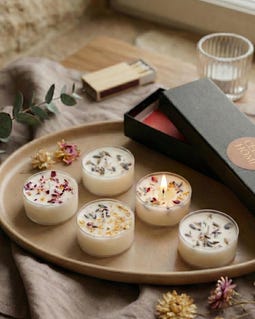 Scented Soy Tea Light Candles Gift Set