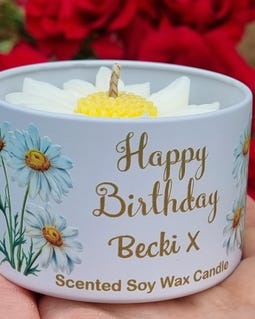 Daisy Soy Wax Candle