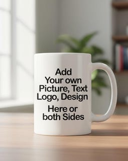 Custom Photo & Text Coffee Mug